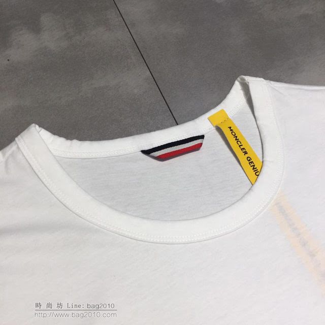 Moncler短袖衣 19春夏新款 盟可睞白色T恤  tzy1850